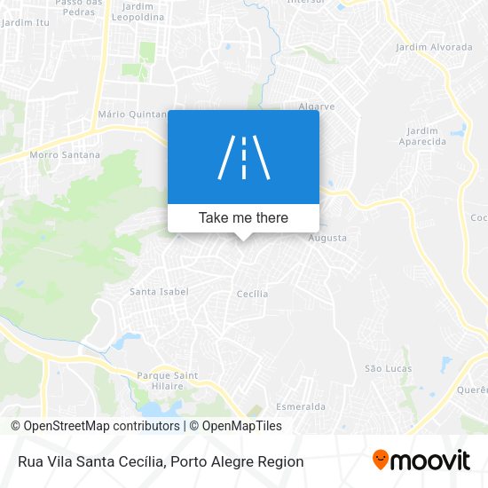 Rua Vila Santa Cecília map
