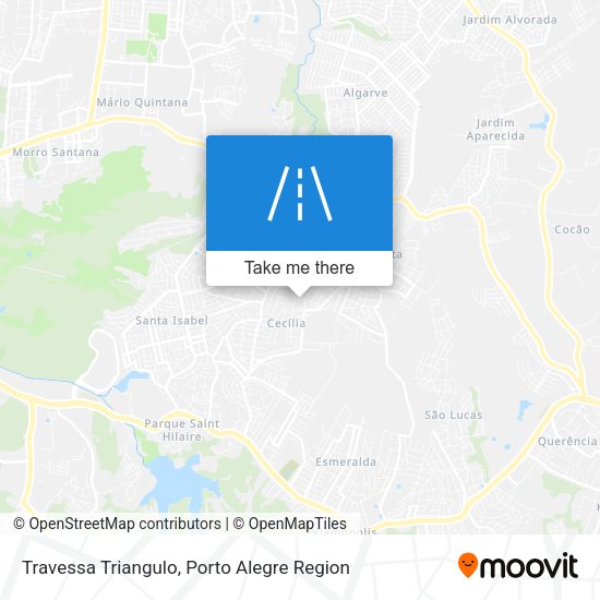 Travessa Triangulo map