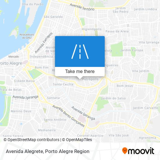 Mapa Avenida Alegrete