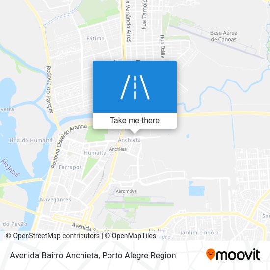 Avenida Bairro Anchieta map
