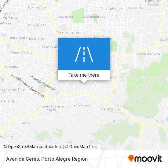 Avenida Ceres map