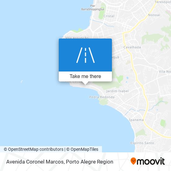 Mapa Avenida Coronel Marcos