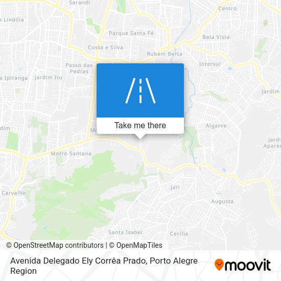 Avenida Delegado Ely Corrêa Prado map