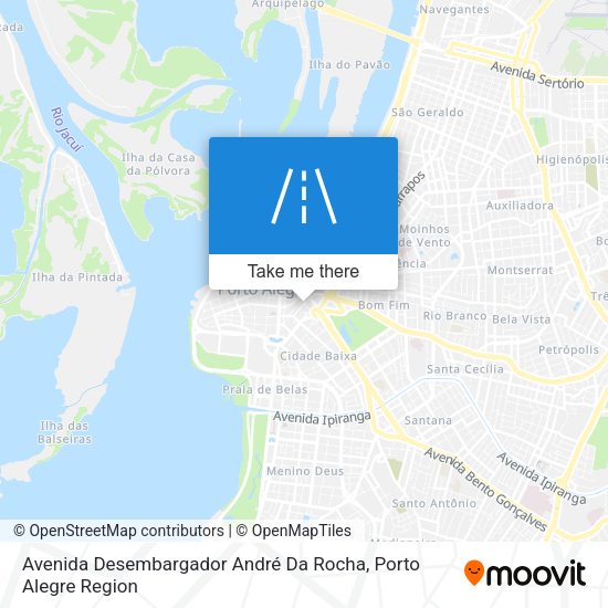 Avenida Desembargador André Da Rocha map