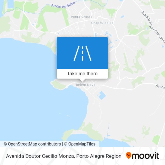 Avenida Doutor Cecilio Monza map