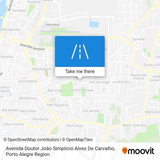 Avenida Doutor João Simplício Alves De Carvalho map