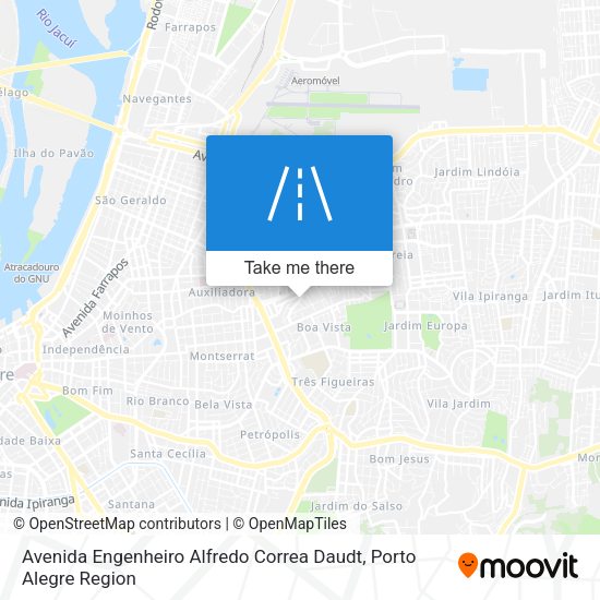 Avenida Engenheiro Alfredo Correa Daudt map