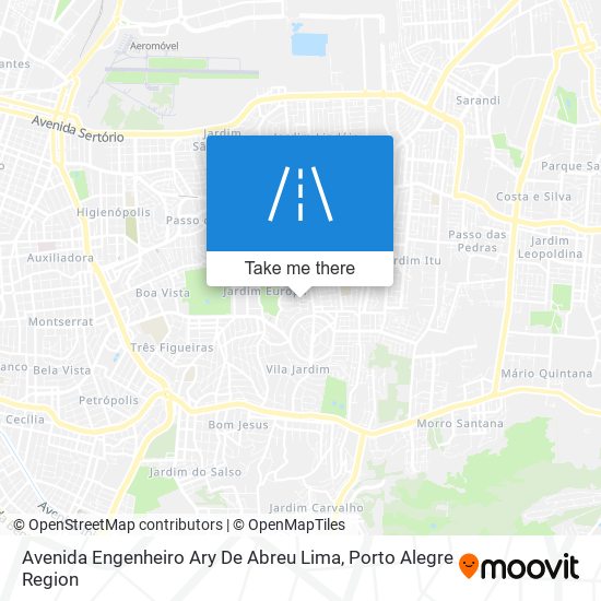Mapa Avenida Engenheiro Ary De Abreu Lima