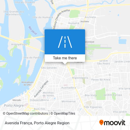 Avenida França map
