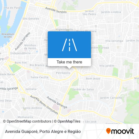 Avenida Guaporé map