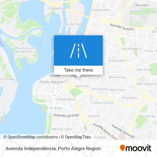 Avenida Independência map