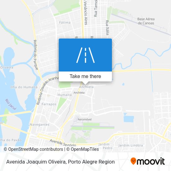 Avenida Joaquim Oliveira map