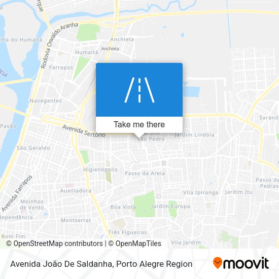 Avenida João De Saldanha map