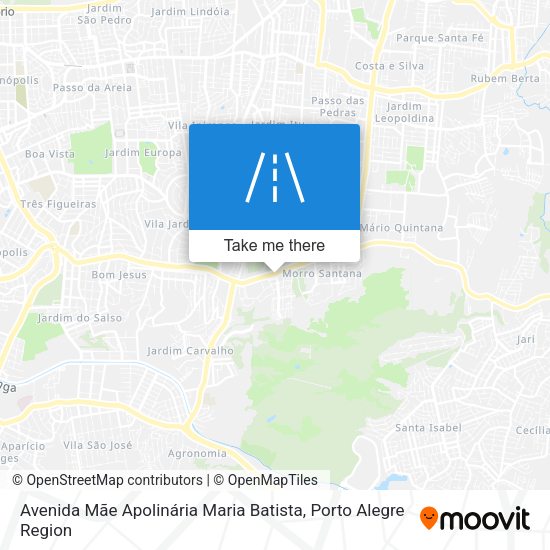 Avenida Mãe Apolinária Maria Batista map