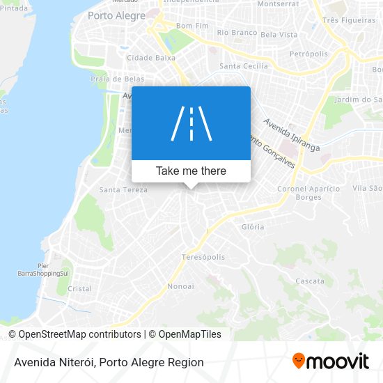 Avenida Niterói map