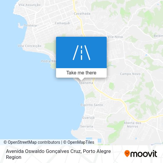 Avenida Oswaldo Gonçalves Cruz map