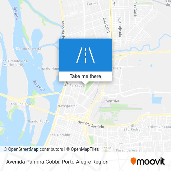 Avenida Palmira Gobbi map