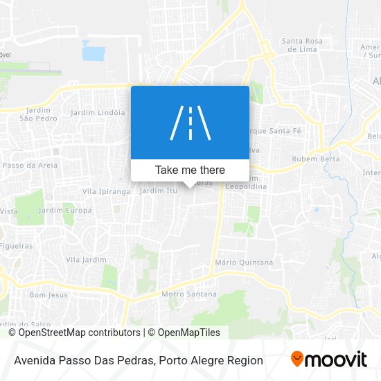 Avenida Passo Das Pedras map