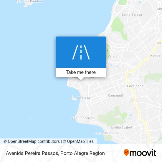 Avenida Pereira Passos map