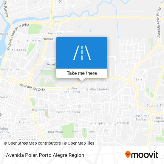 Mapa Avenida Polar