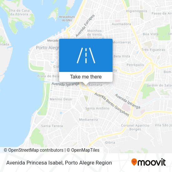 Avenida Princesa Isabel map