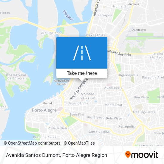 Avenida Santos Dumont map