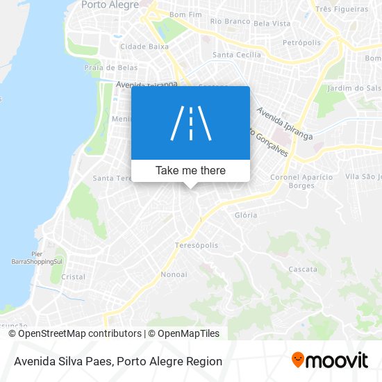 Avenida Silva Paes map