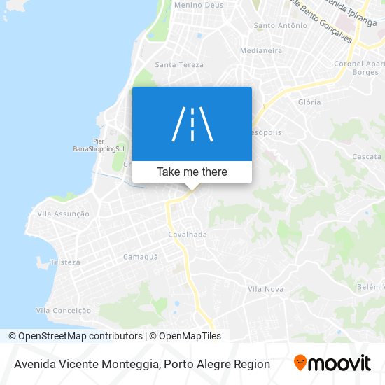 Mapa Avenida Vicente Monteggia