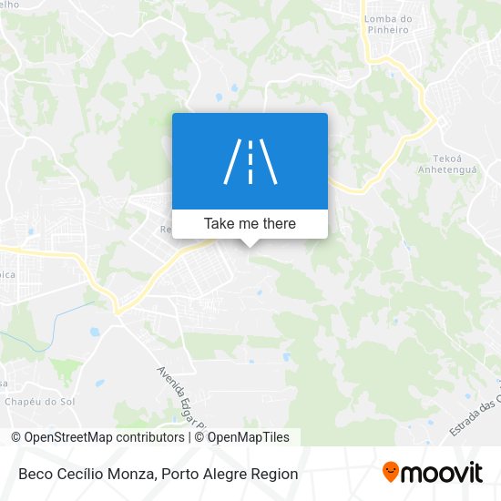 Beco Cecílio Monza map