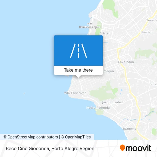 Beco Cine Gioconda map