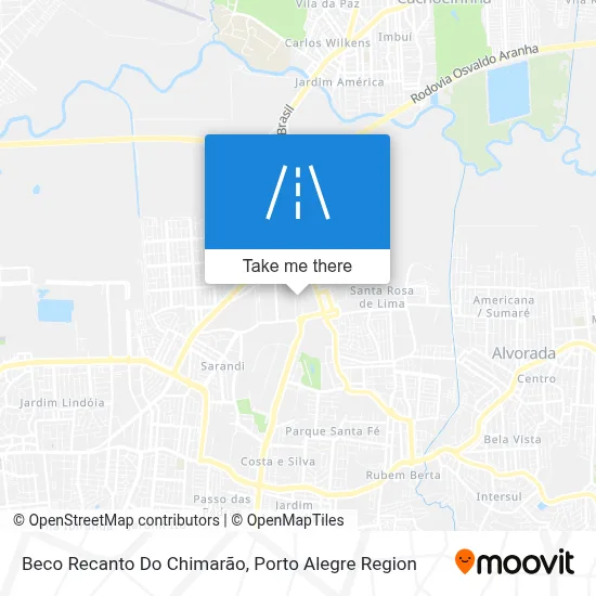 Beco Recanto Do Chimarão map