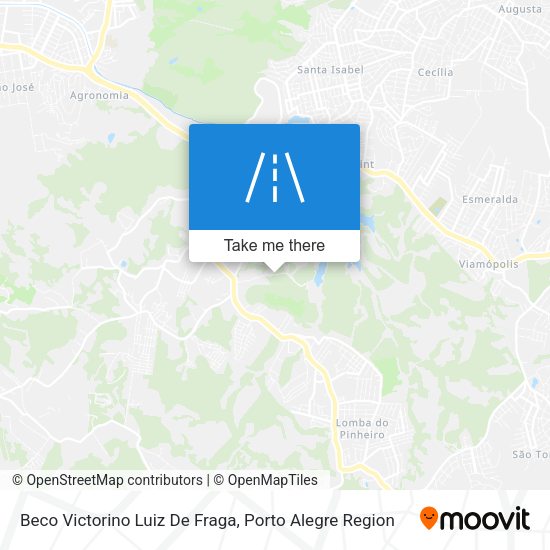 Beco Victorino Luiz De Fraga map