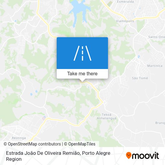 Estrada João De Oliveira Remião map