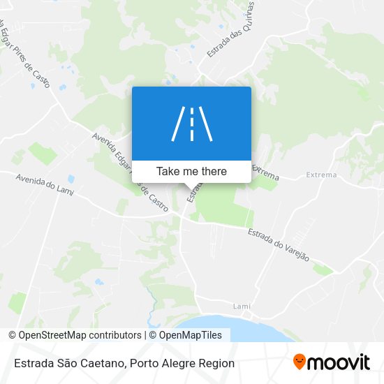 Estrada São Caetano map