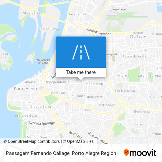 Passagem Fernando Callage map