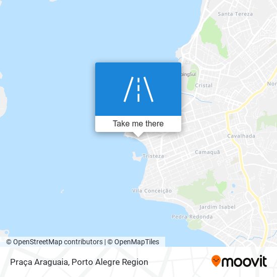 Mapa Praça Araguaia