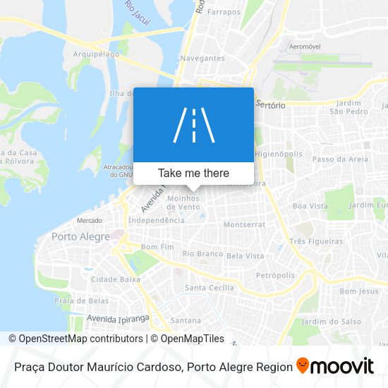 Praça Doutor Maurício Cardoso map