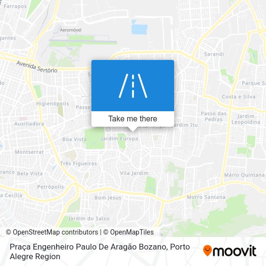 Praça Engenheiro Paulo De Aragão Bozano map