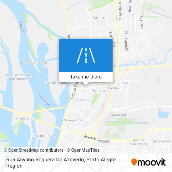 Rua Acylino Reguera De Azevedo map