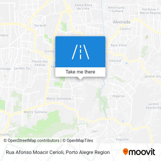 Rua Afonso Moacir Cerioli map