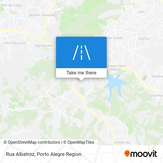 Rua Albatroz map