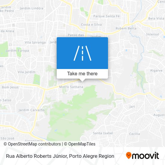 Rua Alberto Roberts Júnior map