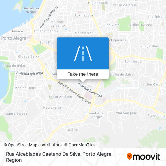 Mapa Rua Alcebíades Caetano Da Silva