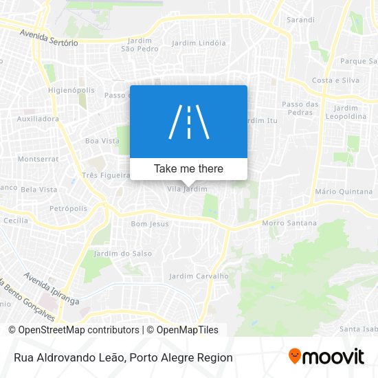 Rua Aldrovando Leão map