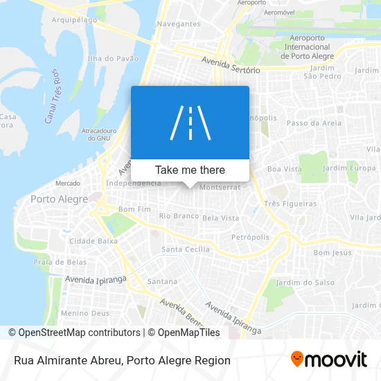 Rua Almirante Abreu map
