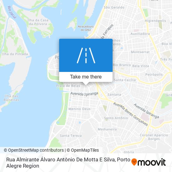 Mapa Rua Almirante Álvaro Antônio De Motta E Silva