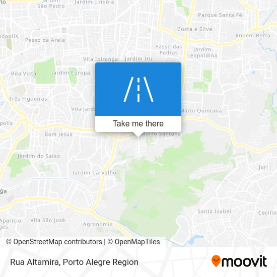 Rua Altamira map
