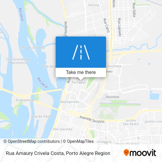 Rua Amaury Crivela Costa map