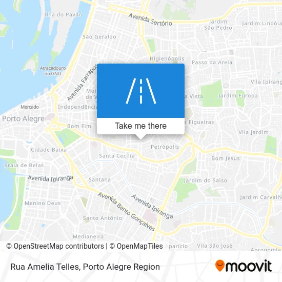 Rua Amelia Telles map