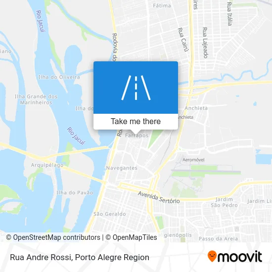 Rua Andre Rossi map